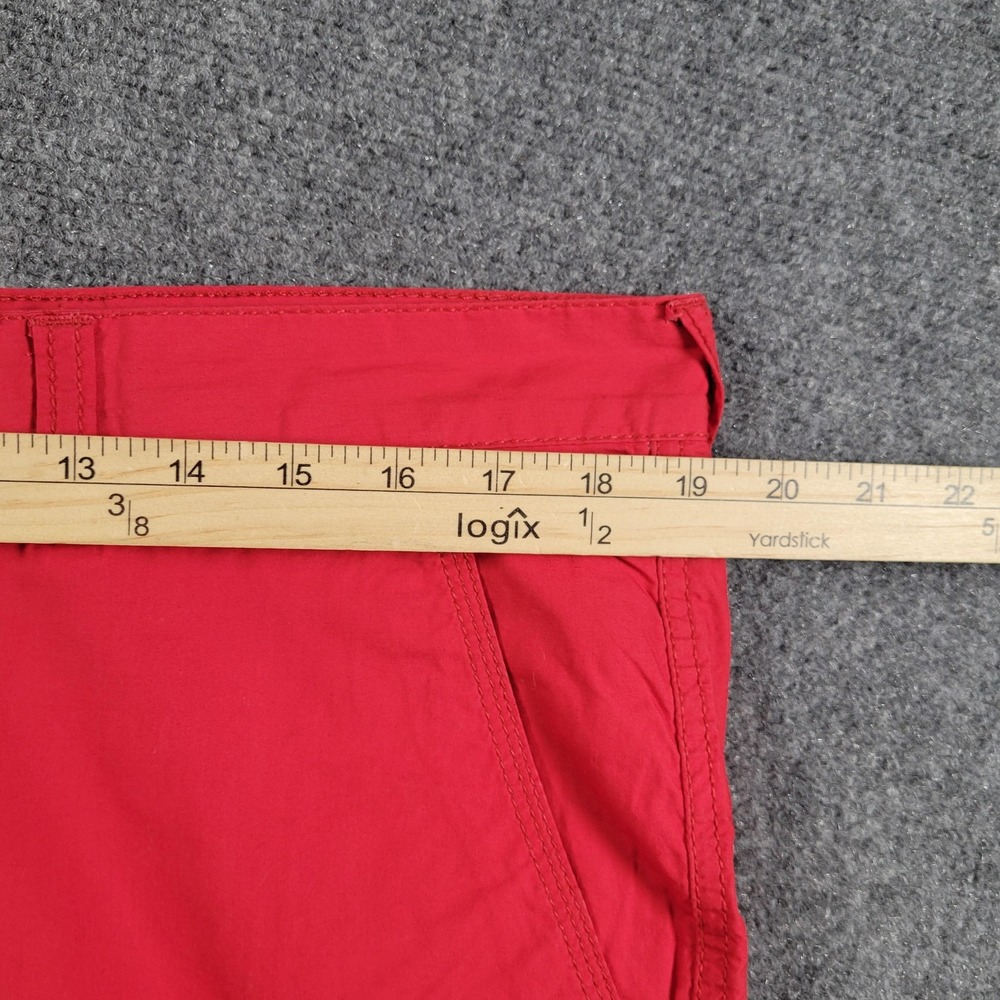 American Rag Shorts Mens 36 LOT 2 Slim Fit Red Black Chino Lightweight Cotton - Picture 6 of 14